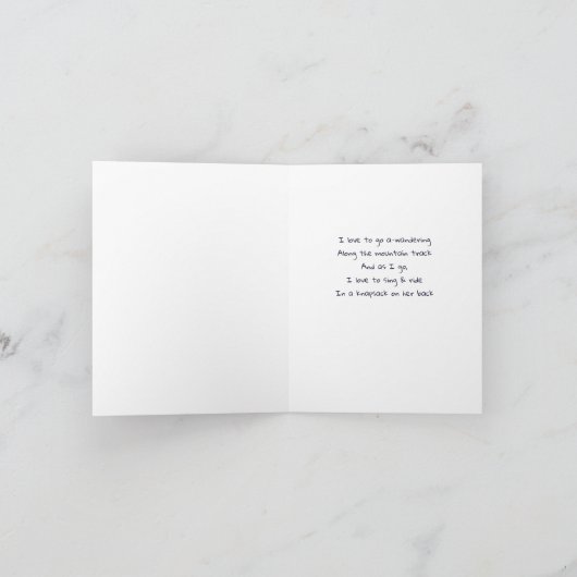 Happy Wanderer Kaart (Binnen)