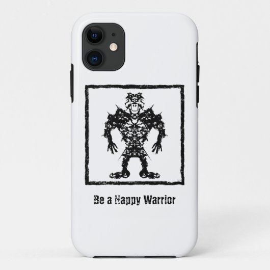 Happy Warrior Case-Mate iPhone Case (Achterkant)