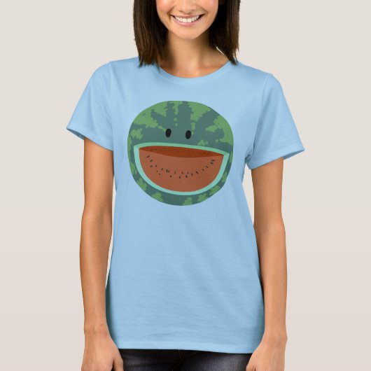 Happy watermeloen t-shirt (Voorkant)
