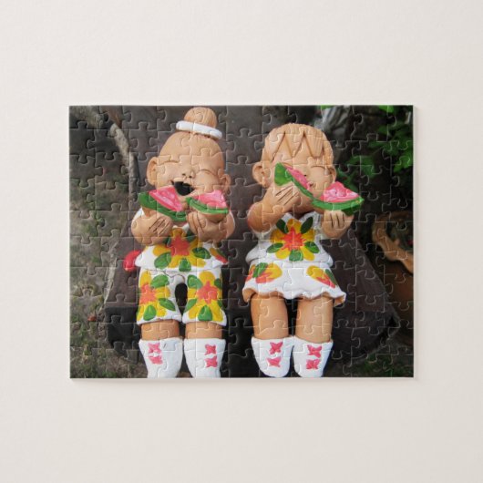 Happy Watermelon Friends Legpuzzel (Horizontaal)