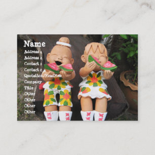 Happy Watermelon Friends Visitekaartje