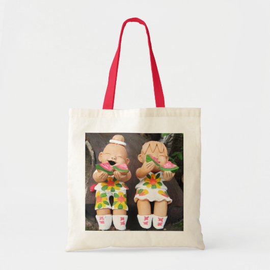 Happy Watermelon Kinder Tote Bag (Voorkant)
