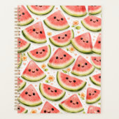 Happy Watermelon Planner Cover – Kawaii Watermelon (Voorkant)