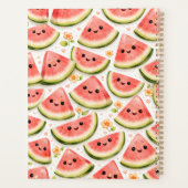 Happy Watermelon Planner Cover – Kawaii Watermelon (Achterkant)