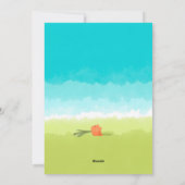 Happy Waterverf Cute Bunny Carrot Feestdagenkaart (Achterkant)