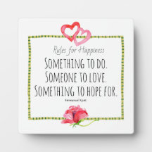 Happy Waterverf harten/blauw Inspirerend