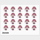 Happy Wave Anime Sticker (Vel)