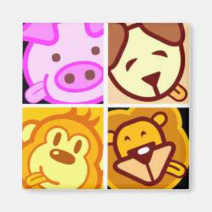 Happy, we blijven allemaal gelukkig 2 magneet