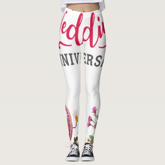 Happy Wedding anniversary  Leggings (Voorkant)