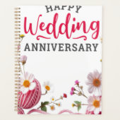 Happy wedding anniversary  planner (Voorkant)