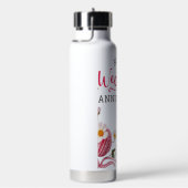 Happy wedding anniversary  waterfles (Rechts)