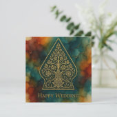 Happy Wedding Card Feestdagenkaart (Staand voorkant)