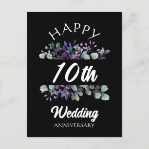HAPPY WEDDING JUBILEUM BLOSSOM COUPLE GIFT BRIEFKAART