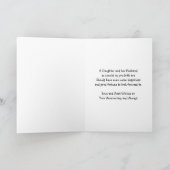 Happy Wedding Jubileum Daughter and Husband Kaart (Binnen)