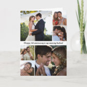 Happy Wedding Jubileum Foto | Collage Kaart (Voorkant)