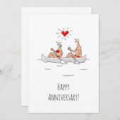 Happy Wedding Jubileum Getrouwd Paar Kano (Voorkant / Achterkant)