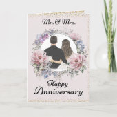 HAPPY WEDDING JUBILEUM KAART (Voorkant)