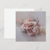 Happy Wedding Jubileum Kaarten Elegant (Voorkant / Achterkant)