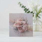 Happy Wedding Jubileum Kaarten Elegant (Staand voorkant)