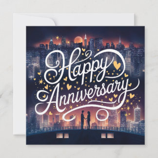 Happy Wedding Jubileum Kaarten Elegant