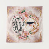 Happy Wedding Jubileum Muurschildering #5 Wandkleed (Voorkant (horizontaal))