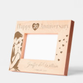 Happy Wedding Jubileum Paar Naam Gegraveerde Lijstjes (Links)