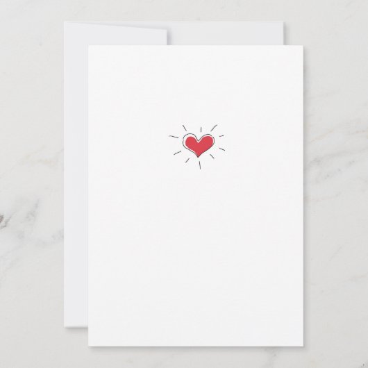 Happy Wedding Jubileum Paar Strand Hart Kaart (Achterkant)