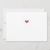 Happy Wedding Jubileum Paar Strand Hart Kaart (Achterkant)