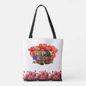 HAPPY WEDDING JUBILEUM TOTE BAG (Achterkant)