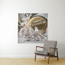 Happy Wedding Jubileum Wandkleed
