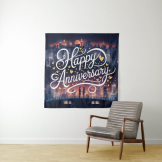 Happy Wedding Jubileum Wandkleed