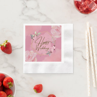 Happy Wedding Paper servetten
