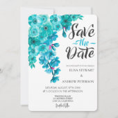 Happy Wedding Romantic Floral Wedding Kaart (Voorkant)