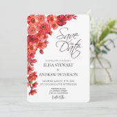 Happy Wedding Romantic Floral Wedding Kaart (Staand voorkant)