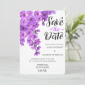 Happy Wedding Romantic Floral Wedding Kaart (Staand voorkant)