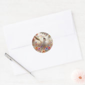 Happy Wedding Round Stickers (Envelop)