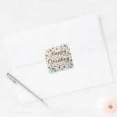 Happy Wedding Sticker (Envelop)