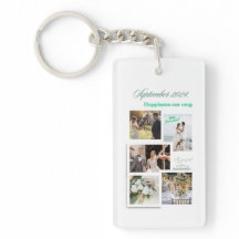 Happy Wedding Vision Board Acryl Sleutelhanger