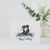 Happy Wedding Wenskaarten Briefkaart (Staand voorkant)