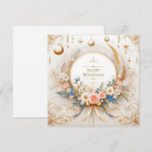 Happy Wedding Wenskaarten Feestdagenkaart (Voorkant / Achterkant)