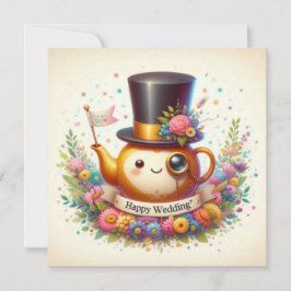 Happy Wedding Wenskaarten Feestdagenkaart