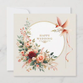 Happy Wedding Wenskaarten Feestdagenkaart