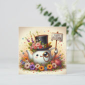 Happy Wedding Wenskaarten Feestdagenkaart (Staand voorkant)