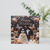 Happy Wedding Wenskaarten Kaart (Staand voorkant)
