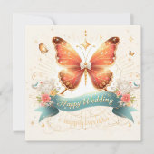 Happy Wedding Wenskaarten Kaart (Voorkant)