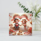 Happy Wedding Wenskaarten Kaart (Staand voorkant)