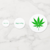 Happy Weeding Trouwwoordspeling Confetti (Voorkanten)