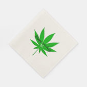 Happy Weeding Wedding Pun Servet (Hoek)