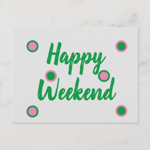 Happy Weekend Briefkaart