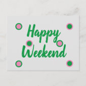Happy Weekend Briefkaart (Voorkant)